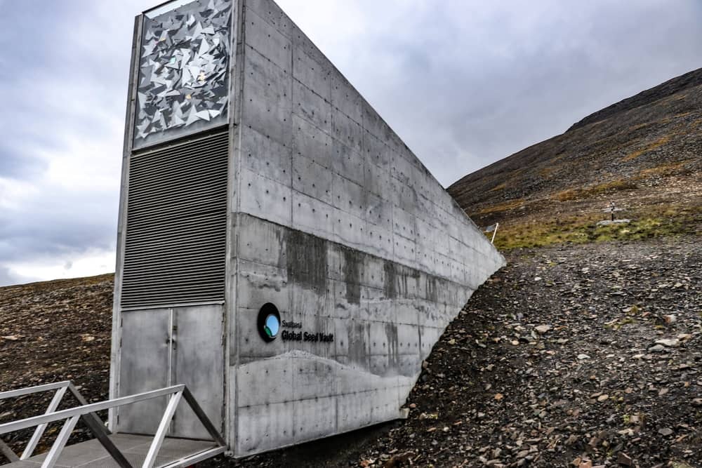 Svalbard Global Seed Vault entrance, Norway